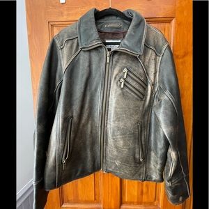 Vintage, Distressed Wilson’s Leather Jacket